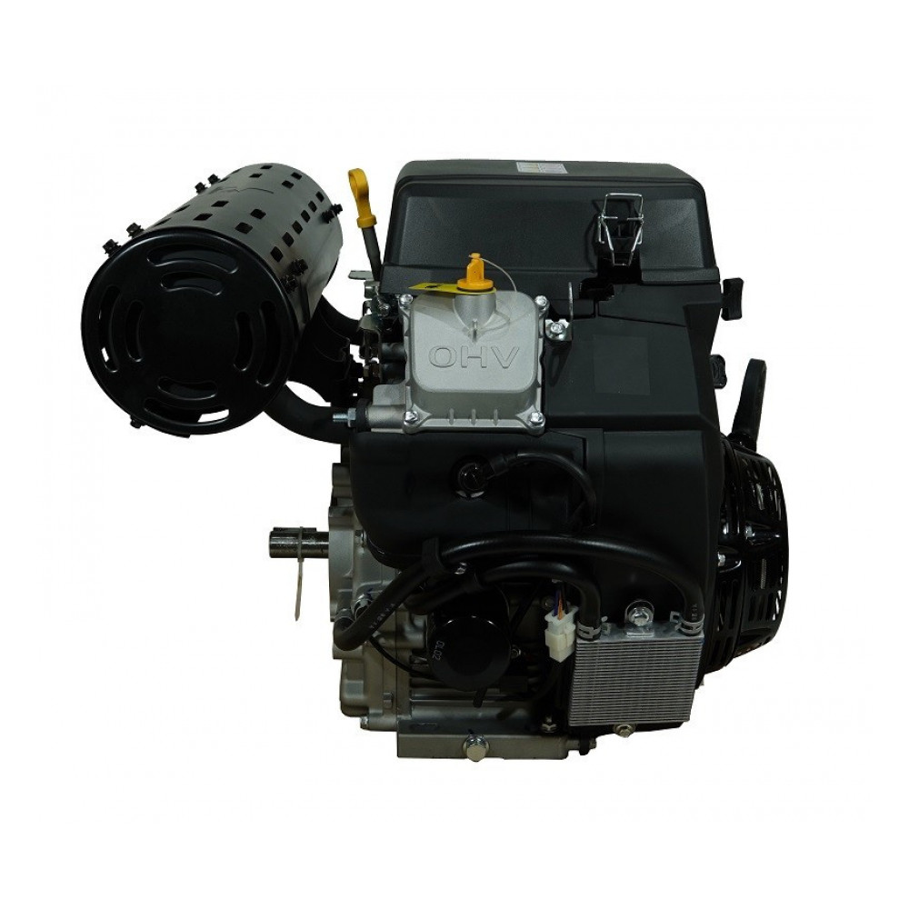 Бензиновый двигатель Loncin LC2V80FD (H type), вал 25 мм, катушка 20 А, ручной/электрозапуск