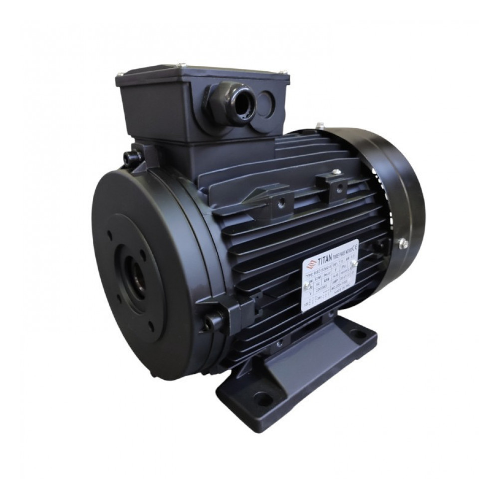 Электродвигатель TITAN 230/400 В, 50 Гц, 5,5 кВт, фланец 75 мм