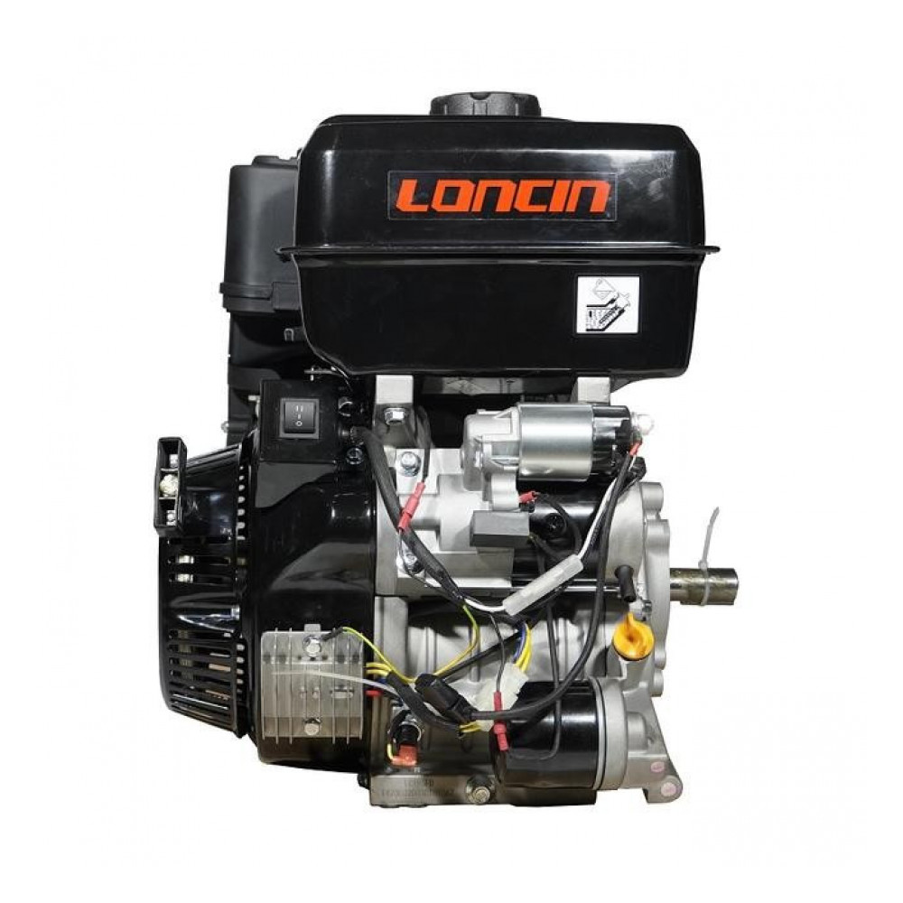 Бензиновый двигатель Loncin LC196FD (D type), вал 25 мм, катушка 20 А