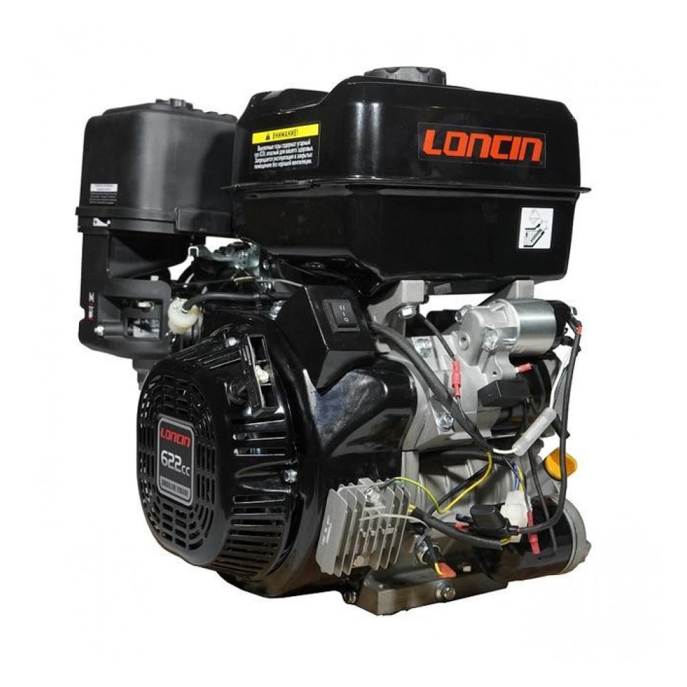 Бензиновый двигатель Loncin LC196FD (D type), вал 25 мм, катушка 20 А