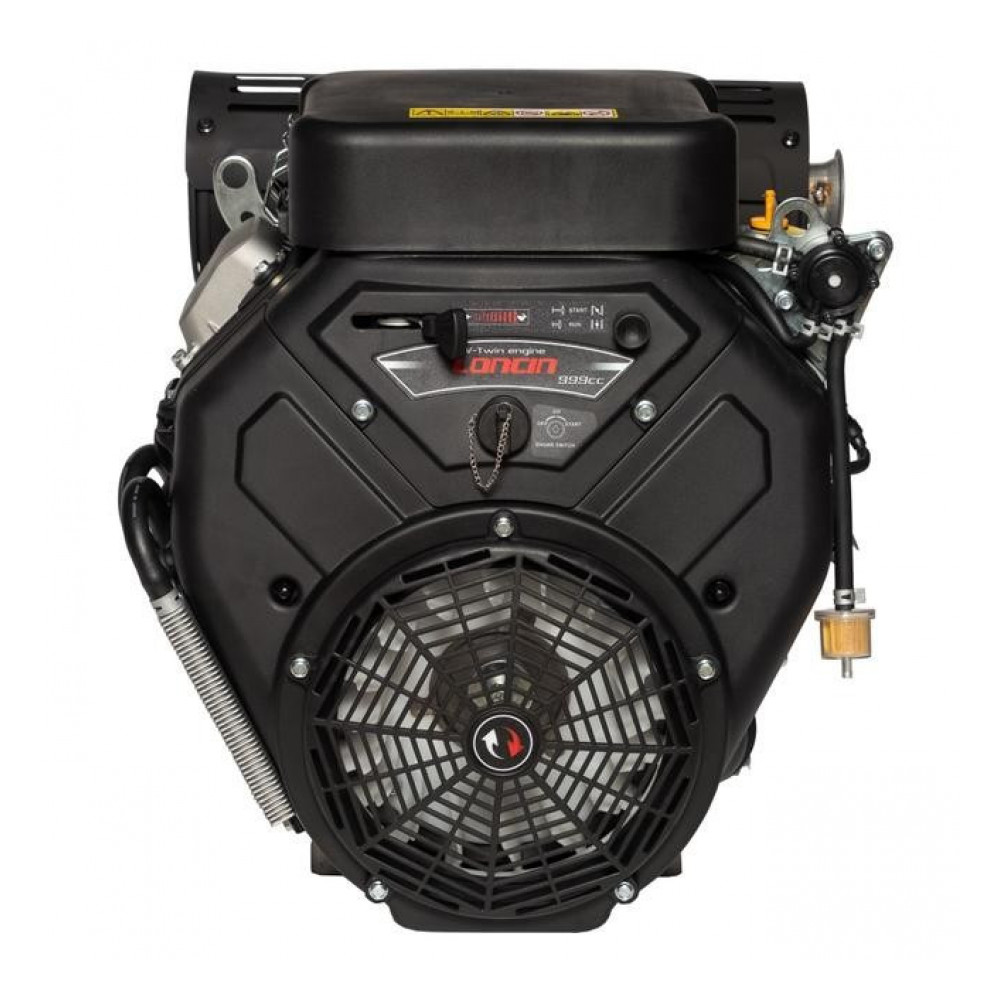 Бензиновый двигатель Loncin LC2V90FD (E type), вал 28,575 мм, катушка 20 А, плоский фильтр