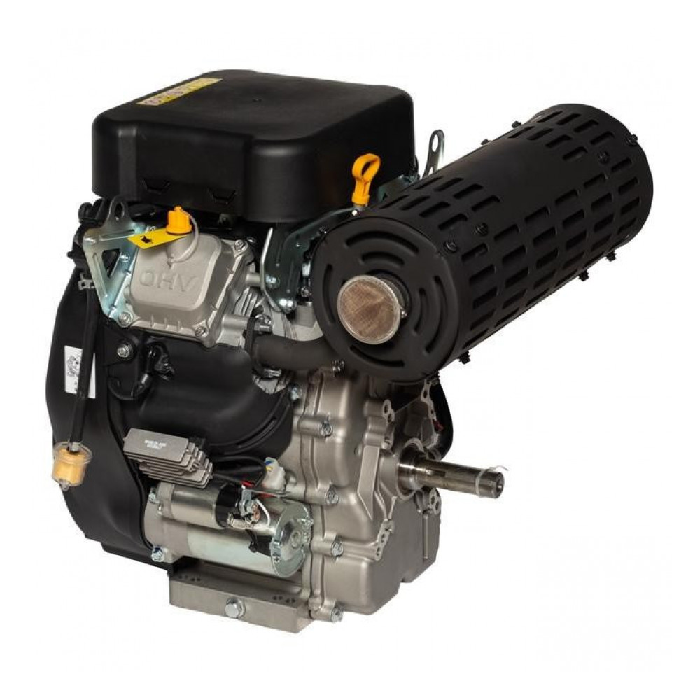 Бензиновый двигатель Loncin LC2V90FD (E type), вал 28,575 мм, катушка 20 А, плоский фильтр