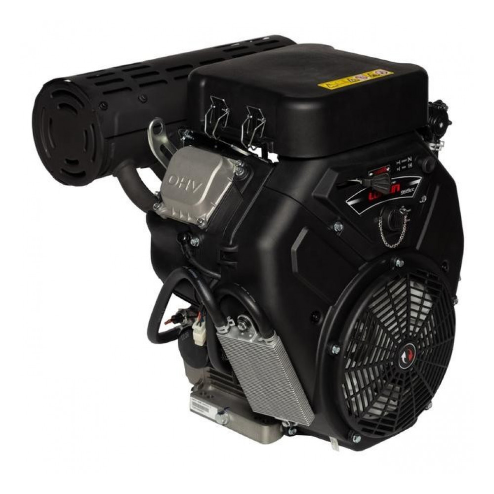 Бензиновый двигатель Loncin LC2V90FD (E type), вал 28,575 мм, катушка 20 А, плоский фильтр