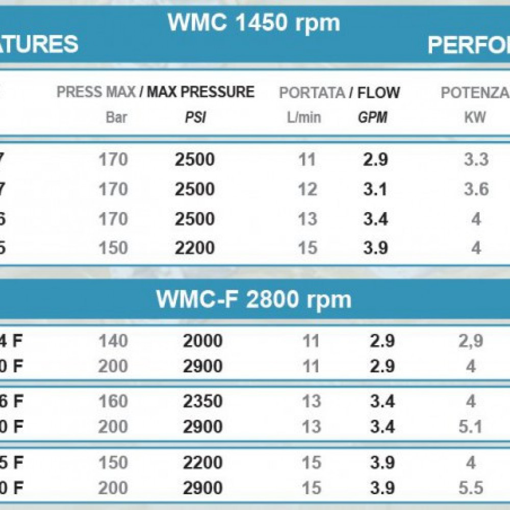Насос высокого давления Bertolini WMC 1317 (048052973)