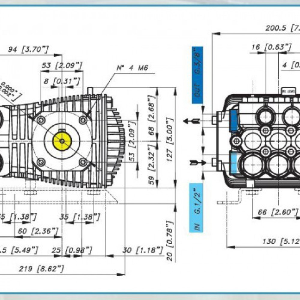 Насос высокого давления Bertolini WML 1520-F (2800 об/мин)