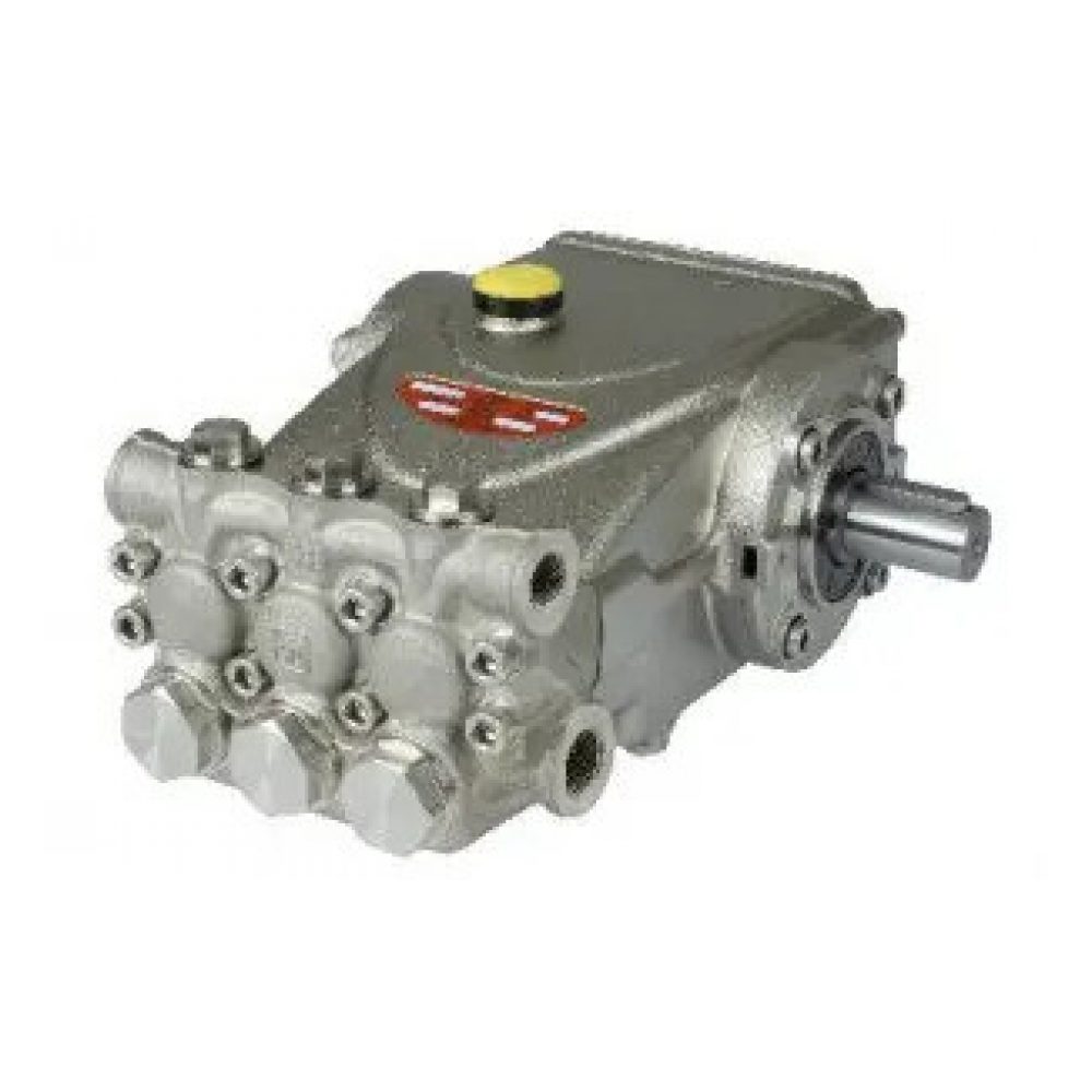 Насос плунжерный Interpump SS3B2021, 21 л/мин, 200 бар, 1450 об/мин, вал 24 мм, головка нерж. AISI 316, до 85 °C