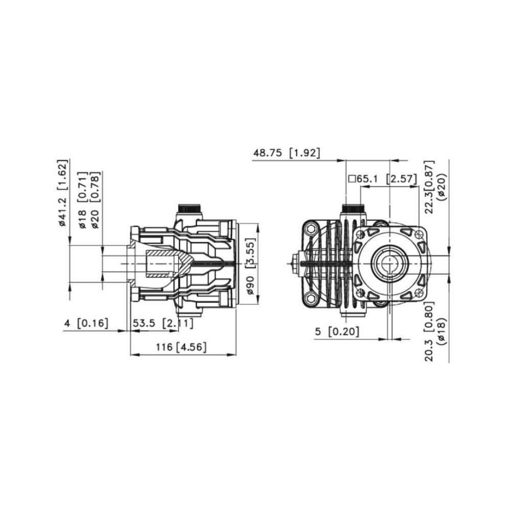 Редуктор Bertolini RTA155 для Poly2120VA (Honda 3/4