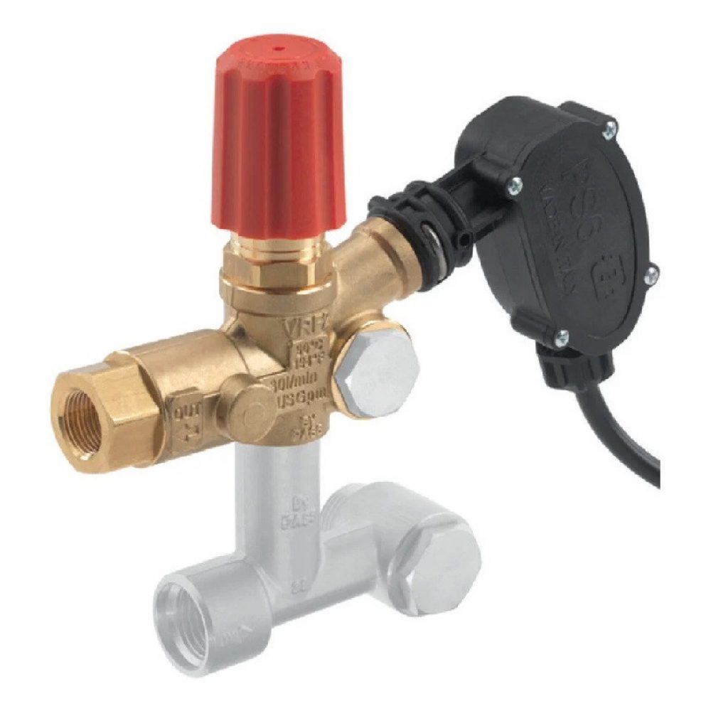 Регулятор давления Mecline VRF2-P с микропереключателем, 250 бар, 30 л/мин, вход 3/8
