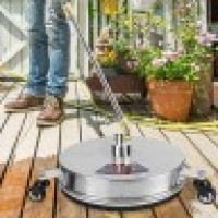 Насадка для очистки поверхностей 38 см металлическая на колёсах, для Karcher серии K, копьё 900 мм