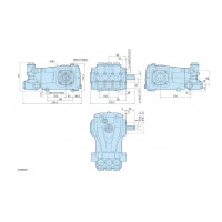 Насос Annovi Reverberi RGP 70.15 N, 70 л/мин, 150 бар