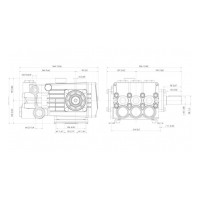 Насос высокого давления Bertolini CR 1010, 96 л/мин, 100 бар