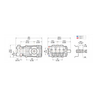 Насос Comet FW2 5530 S никелированный, 21 л/мин, 207 бар, до 85 °C