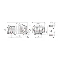 Насос Comet TW 11025S, 42,5 л/мин, 172 бар, до 85 °C