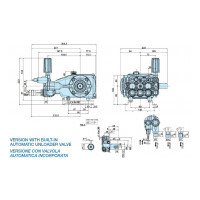Насос высокого давления Interpump Evolution E3B2515V с регулятором давления