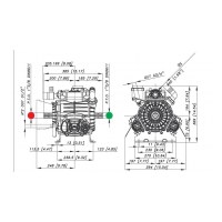 Мембранный насос Bertolini PBO*1 1250 VD, 120 л/мин, 50 бар