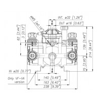 Мембранный насос Bertolini POLY 2025 RT4.1 (3/4