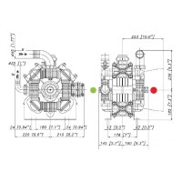 Мембранный насос Bertolini POLY 2180 VD 