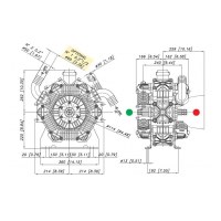 Мембранный насос Bertolini POLY 2300 VC (с гидромотором), 290 л/мин, 15 бар