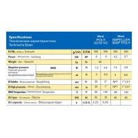 Мембранный насос Bertolini POLY D.M.P 500, 210 л/мин, 15 бар