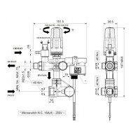 Регулятор давления Interpump SETMATIC total stop, 310 бар, 21 л/мин