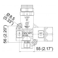 Регулятор давления Mecline VHP 31/250, 170 бар, 250 л/мин