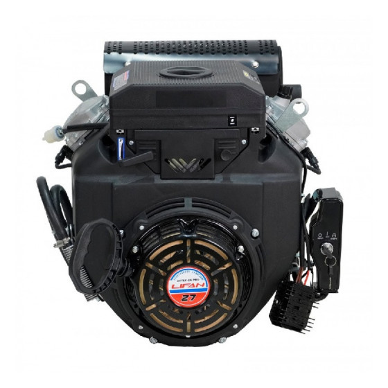 Бензиновый двигатель Lifan LF2V78F-2A, вал 25 мм, катушка 3 А, 27 л.с.