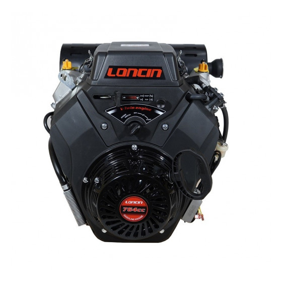 Бензиновый двигатель Loncin LC2V80FD (H type), вал 25 мм, катушка 20 А, ручной/электрозапуск