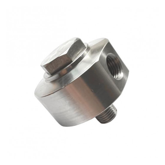 Муфта поворотная для консоли 90°, 1/4", нерж. сталь