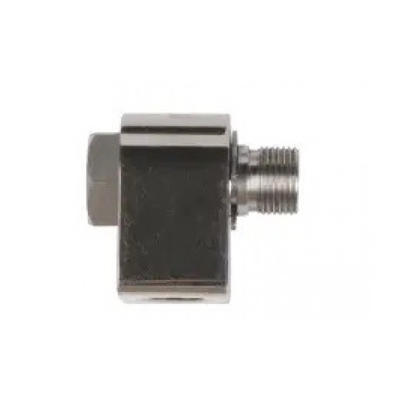 Поворотное устройство угловое, нерж. сталь, 1/2" наруж. – 1/2" внутр., 350 бар
